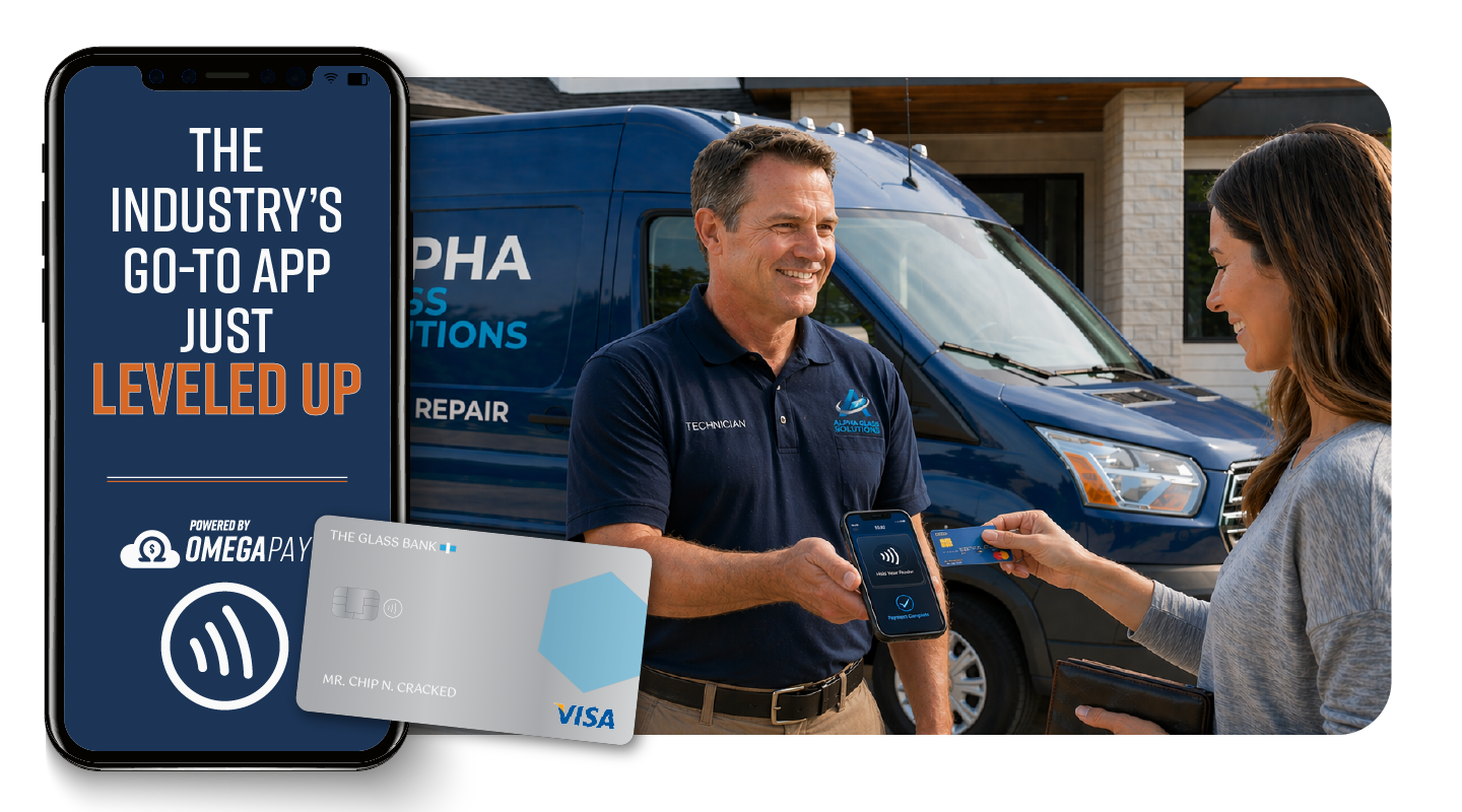 Tap to Pay for Auto Glass - Getting Paid in the Field Just Got a Whole Lot Easier
